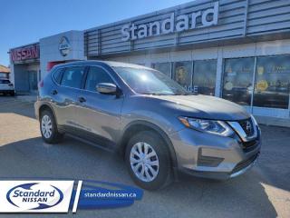 <b>Pearl Metallic Premium Paint!</b><br> <br>  Compare at $23254 - Our Price is just $22577! <br> <br>   Comfortable seats and great cargo capacity are just the beginning of what makes this Nissan Rogue a capable, versatile crossover. This  2018 Nissan Rogue is for sale today in Swift Current. <br> <br>Take on a bigger, bolder world. Get there in a compact crossover that brings a stylish look to consistent capability. Load up in a snap with an interior that adapts for adventure. Excellent safety ratings let you enjoy the drive with confidence while great fuel economy lets your adventure go further. Slide into gear and explore a life of possibilities in this Nissan Rogue. It gives you more than you expect and everything you deserve. This  SUV has 100,684 kms. Its  gun metallic in colour  . It has an automatic transmission and is powered by a  170HP 2.5L 4 Cylinder Engine.  <br> <br> Our Rogues trim level is S.  This vehicle has been upgraded with the following features: Pearl Metallic Premium Paint. <br> <br>To apply right now for financing use this link : <a href=https://www.standardnissan.ca/finance/apply-for-financing/ target=_blank>https://www.standardnissan.ca/finance/apply-for-financing/</a><br><br> <br/><br>Why buy from Standard Nissan in Swift Current, SK? Our dealership is owned & operated by a local family that has been serving the automotive needs of local clients for over 110 years! We rely on a reputation of fair deals with good service and top products. With your support, we are able to give back to the community. <br><br>Every retail vehicle new or used purchased from us receives our 5-star package:<br><ul><li>*Platinum Tire & Rim Road Hazzard Coverage</li><li>**Platinum Security Theft Prevention & Insurance</li><li>***Key Fob & Remote Replacement</li><li>****$20 Oil Change Discount For As Long As You Own Your Car</li><li>*****Nitrogen Filled Tires</li></ul><br>Buyers from all over have also discovered our customer service and deals as we deliver all over the prairies & beyond!#BetterTogether<br> Come by and check out our fleet of 40+ used cars and trucks and 40+ new cars and trucks for sale in Swift Current.  o~o