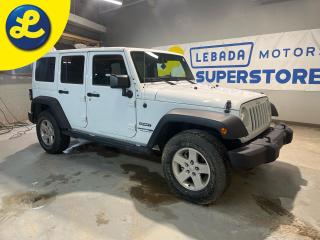Used 2018 Jeep Wrangler JK UNLIMITED SPORT 'S' 4X4* Jeep Freedom Black Hardtop and Removable Sunrider Soft Top * Air Condtion * Keyless Entry *Matching Hard Top * 3.73 REAR A for sale in Cambridge, ON