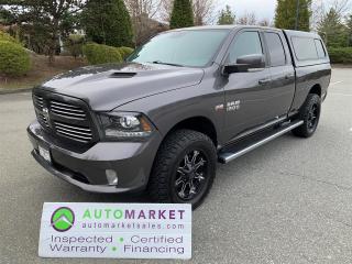 Used 2015 RAM 1500 SPORT 4X4 LOADED FINANCING, WARRANTY, INSPECTED W/BCAA MBSHP! for sale in Surrey, BC