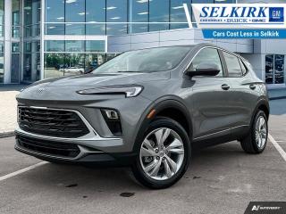 <b>Heated Seats,  Heated Steering Wheel,  Remote Start,  Lane Keep Assist,  Lane Departure Warning!</b><br> <br> <br> <br>  Show up in this Encore GX and you show up exuding poise and style. <br> <br>This intelligently engineered Encore GX is ready to hit the road with versatile seating and cargo, stunning style, and an adventurous spirit. This SUV can fit your life, fit into your life, and help you find where you fit in all in one drive. With efficient power delivery and an engaging infotainment system, even the longest trips are made fun. For the evolution of the luxury family SUV, look no further than this Buick Encore GX.<br> <br> This moonstone grey metallic SUV  has a 9 speed automatic transmission and is powered by a  155HP 1.3L 3 Cylinder Engine.<br> <br> Our Encore GXs trim level is Preferred AWD. This Encore GX in the Preferred trim rewards you with great standard features such as heated front seats, a heated steering wheel, remote engine start, and an 11-inch touchscreen with wireless Apple CarPlay and Android Auto. Safety features include lane change alert with side blind zone alert, lane keep assist with lane departure warning, forward collision alert, and front pedestrian braking. This vehicle has been upgraded with the following features: Heated Seats,  Heated Steering Wheel,  Remote Start,  Lane Keep Assist,  Lane Departure Warning,  Apple Carplay,  Android Auto. <br><br> <br>To apply right now for financing use this link : <a href=https://www.selkirkchevrolet.com/pre-qualify-for-financing/ target=_blank>https://www.selkirkchevrolet.com/pre-qualify-for-financing/</a><br><br> <br/>    Incentives expire 2024-04-30.  See dealer for details. <br> <br>Selkirk Chevrolet Buick GMC Ltd carries an impressive selection of new and pre-owned cars, crossovers and SUVs. No matter what vehicle you might have in mind, weve got the perfect fit for you. If youre looking to lease your next vehicle or finance it, we have competitive specials for you. We also have an extensive collection of quality pre-owned and certified vehicles at affordable prices. Winnipeg GMC, Chevrolet and Buick shoppers can visit us in Selkirk for all their automotive needs today! We are located at 1010 MANITOBA AVE SELKIRK, MB R1A 3T7 or via phone at 204-482-1010.<br> Come by and check out our fleet of 90+ used cars and trucks and 210+ new cars and trucks for sale in Selkirk.  o~o