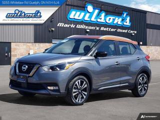 Used 2020 Nissan Kicks SR Premium, 2-Tone, Leather, Heated Seats, Blind Spot Alert, Bluetooth, Rear Camera & Much More! for sale in Guelph, ON