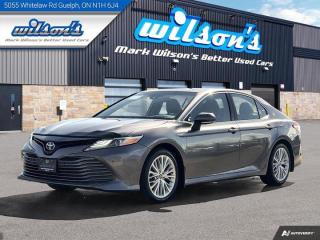 Used 2018 Toyota Camry HYBRID XLE, Leather, Sunroof, Nav, Heated Seats, Bluetooth, Rear Camera, Alloy Wheels, New Tires & Brakes! for sale in Guelph, ON