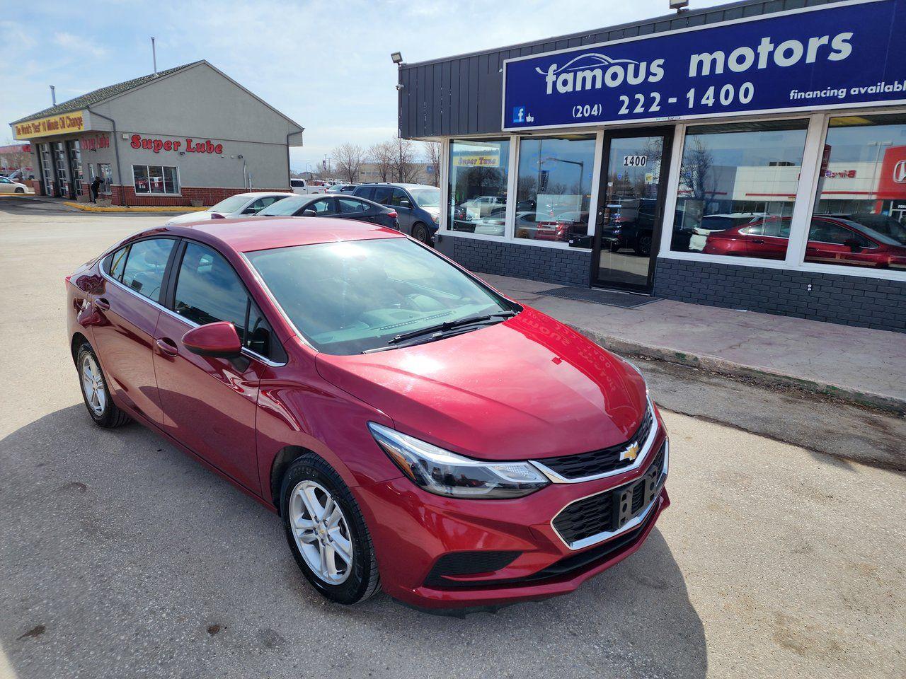 Used 2017 Chevrolet Cruze LT for sale in Winnipeg, MB