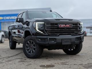 <br> <br> No matter where youâ??re heading or what tasks need tackling, thereâ??s a premium and capable Sierra 1500 thatâ??s perfect for you. <br> <br>This 2024 GMC Sierra 1500 stands out in the midsize pickup truck segment, with bold proportions that create a commanding stance on and off road. Next level comfort and technology is paired with its outstanding performance and capability. Inside, the Sierra 1500 supports you through rough terrain with expertly designed seats and robust suspension. This amazing 2024 Sierra 1500 is ready for whatever.<br> <br> This onyx black Crew Cab 4X4 pickup has an automatic transmission and is powered by a 420HP 6.2L 8 Cylinder Engine.<br> <br> Our Sierra 1500s trim level is AT4X. Taking your off road adventures to the max, this highly capable GMC Sierra 1500 AT4X comes fully loaded with an upgraded off-road suspension that features Multimatic DSSV spool-valve dampers and underbody skid plates, full grain leather seats with authentic Vanta Ash wood trim, exclusive aluminum wheels, body-coloured exterior accents and a massive 13.4 inch touchscreen display that features wireless Apple CarPlay and Android Auto, 12 speaker Bose premium audio system, SiriusXM, and a 4G LTE hotspot. Additionally, this amazing pickup truck also features a power sunroof, spray-in bedliner, wireless device charging, IntelliBeam LED headlights, remote engine start, forward collision warning and lane keep assist, a trailer-tow package with hitch guidance, LED cargo area lighting, heads up display, heated and cooled seats with massage function, ultrasonic parking sensors, an HD surround vision camera plus so much more! This vehicle has been upgraded with the following features: Off-road Package, Hud, Sunroof, Multi-pro Tailgate, Wireless Charging, Adaptive Cruise Control. <br><br> <br/><br>Contact our Sales Department today by: <br><br>Phone: 1 (306) 882-2691 <br><br>Text: 1-306-800-5376 <br><br>- Want to trade your vehicle? Make the drive and well have it professionally appraised, for FREE! <br><br>- Financing available! Onsite credit specialists on hand to serve you! <br><br>- Apply online for financing! <br><br>- Professional, courteous, and friendly staff are ready to help you get into your dream ride! <br><br>- Call today to book your test drive! <br><br>- HUGE selection of new GMC, Buick and Chevy Vehicles! <br><br>- Fully equipped service shop with GM certified technicians <br><br>- Full Service Quick Lube Bay! Drive up. Drive in. Drive out! <br><br>- Best Oil Change in Saskatchewan! <br><br>- Oil changes for all makes and models including GMC, Buick, Chevrolet, Ford, Dodge, Ram, Kia, Toyota, Hyundai, Honda, Chrysler, Jeep, Audi, BMW, and more! <br><br>- Rosetowns ONLY Quick Lube Oil Change! <br><br>- 24/7 Touchless car wash <br><br>- Fully stocked parts department featuring a large line of in-stock winter tires! <br> <br><br><br>Rosetown Mainline Motor Products, also known as Mainline Motors is the ORIGINAL King Of Trucks, featuring Chevy Silverado, GMC Sierra, Buick Enclave, Chevy Traverse, Chevy Equinox, Chevy Cruze, GMC Acadia, GMC Terrain, and pre-owned Chevy, GMC, Buick, Ford, Dodge, Ram, and more, proudly serving Saskatchewan. As part of the Mainline Automotive Group of Dealerships in Western Canada, we are also committed to servicing customers anywhere in Western Canada! We have a huge selection of cars, trucks, and crossover SUVs, so if youre looking for your next new GMC, Buick, Chevrolet or any brand on a used vehicle, dont hesitate to contact us online, give us a call at 1 (306) 882-2691 or swing by our dealership at 506 Hyw 7 W in Rosetown, Saskatchewan. We look forward to getting you rolling in your next new or used vehicle! <br> <br><br><br>* Vehicles may not be exactly as shown. Contact dealer for specific model photos. Pricing and availability subject to change. All pricing is cash price including fees. Taxes to be paid by the purchaser. While great effort is made to ensure the accuracy of the information on this site, errors do occur so please verify information with a customer service rep. This is easily done by calling us at 1 (306) 882-2691 or by visiting us at the dealership. <br><br> Come by and check out our fleet of 60+ used cars and trucks and 140+ new cars and trucks for sale in Rosetown. o~o