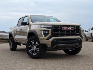 <br> <br> With poised handling, refined interior appoinments and genuine off-road capability, this 2024 Canyon is a force to be reckoned with. <br> <br>Aimed at shoppers who desire the capability of a traditional pickup without the compromise of a full-size truck, this 2024 GMC Canyon is ready to take on whatever you throw at it. From work-site duties to intense off-road sessions, this Canyon is sure to never skip a beat!<br> <br> This desert sand metallic Crew Cab 4X4 pickup has an automatic transmission and is powered by a 310HP 2.7L 4 Cylinder Engine.<br> <br> Our Canyons trim level is AT4. This Canyon AT4 steps things up with hill descent control, an auto locking rear differential, upgraded aluminum wheels, front LED fog lamps, factory-lifted suspension, front recovery hooks and off-road performance display, along with great standard features such as an EZ-Lift and Lower tailgate, heated front seats with power driver lumbar control, remote engine start, dual-zone climate control, a vivid 11.3-inch diagonal infotainment screen with Apple CarPlay and Android Auto, and a 6-speaker audio system. Safety features include automatic emergency braking, front pedestrian braking, lane keeping assist with lane departure warning, Teen Driver, and forward collision alert with IntelliBeam high beam assist. This vehicle has been upgraded with the following features: Sunroof, Prograde Trailering, Blind Zone Alert. <br><br> <br/><br>Contact our Sales Department today by: <br><br>Phone: 1 (306) 882-2691 <br><br>Text: 1-306-800-5376 <br><br>- Want to trade your vehicle? Make the drive and well have it professionally appraised, for FREE! <br><br>- Financing available! Onsite credit specialists on hand to serve you! <br><br>- Apply online for financing! <br><br>- Professional, courteous, and friendly staff are ready to help you get into your dream ride! <br><br>- Call today to book your test drive! <br><br>- HUGE selection of new GMC, Buick and Chevy Vehicles! <br><br>- Fully equipped service shop with GM certified technicians <br><br>- Full Service Quick Lube Bay! Drive up. Drive in. Drive out! <br><br>- Best Oil Change in Saskatchewan! <br><br>- Oil changes for all makes and models including GMC, Buick, Chevrolet, Ford, Dodge, Ram, Kia, Toyota, Hyundai, Honda, Chrysler, Jeep, Audi, BMW, and more! <br><br>- Rosetowns ONLY Quick Lube Oil Change! <br><br>- 24/7 Touchless car wash <br><br>- Fully stocked parts department featuring a large line of in-stock winter tires! <br> <br><br><br>Rosetown Mainline Motor Products, also known as Mainline Motors is the ORIGINAL King Of Trucks, featuring Chevy Silverado, GMC Sierra, Buick Enclave, Chevy Traverse, Chevy Equinox, Chevy Cruze, GMC Acadia, GMC Terrain, and pre-owned Chevy, GMC, Buick, Ford, Dodge, Ram, and more, proudly serving Saskatchewan. As part of the Mainline Automotive Group of Dealerships in Western Canada, we are also committed to servicing customers anywhere in Western Canada! We have a huge selection of cars, trucks, and crossover SUVs, so if youre looking for your next new GMC, Buick, Chevrolet or any brand on a used vehicle, dont hesitate to contact us online, give us a call at 1 (306) 882-2691 or swing by our dealership at 506 Hyw 7 W in Rosetown, Saskatchewan. We look forward to getting you rolling in your next new or used vehicle! <br> <br><br><br>* Vehicles may not be exactly as shown. Contact dealer for specific model photos. Pricing and availability subject to change. All pricing is cash price including fees. Taxes to be paid by the purchaser. While great effort is made to ensure the accuracy of the information on this site, errors do occur so please verify information with a customer service rep. This is easily done by calling us at 1 (306) 882-2691 or by visiting us at the dealership. <br><br> Come by and check out our fleet of 50+ used cars and trucks and 130+ new cars and trucks for sale in Rosetown. o~o