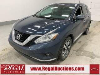Used 2015 Nissan Murano Platinum for sale in Calgary, AB
