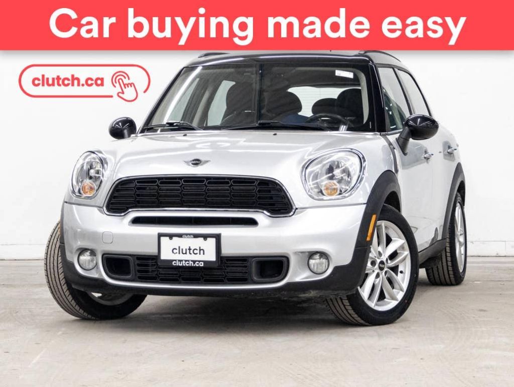 Used 2014 MINI Cooper Countryman ALL4 S AWD w/ Heated Front Seats, Cruise Control, Dual Panel Sunroof for Sale in Toronto, Ontario