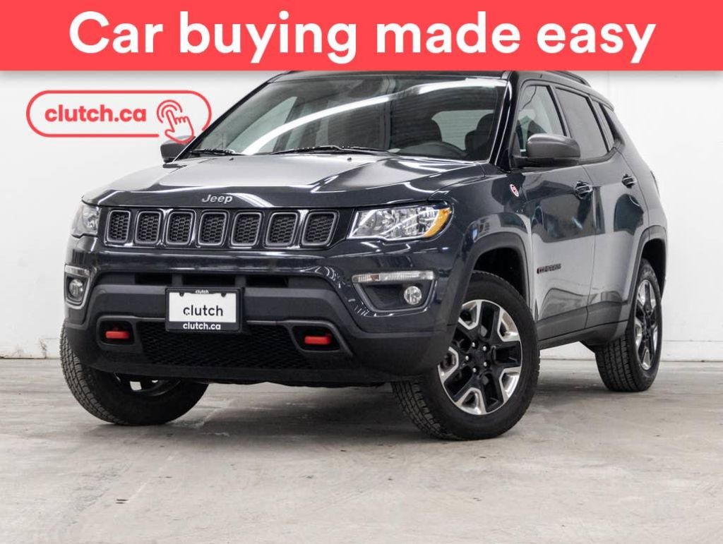 Used 2018 Jeep Compass Trailhawk 4x4 w/ Uconnect 4, Apple CarPlay & Android Auto, Bluetooth for Sale in Toronto, Ontario