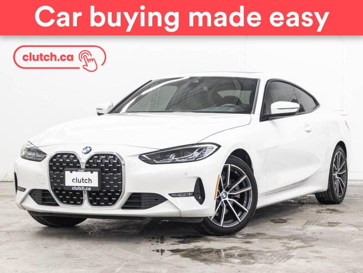 Used 2022 BMW 4 Series 430i xDrive w/ Apple CarPlay & Android Auto, Bluetooth, Nav for Sale in Toronto, Ontario