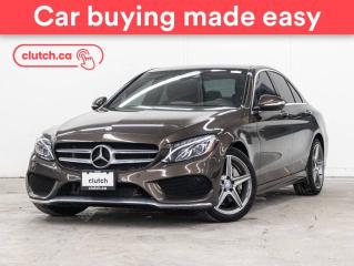 Used 2015 Mercedes-Benz C-Class C 300 4Matic AWD  w/ Rearview Cam, Bluetooth, Nav for sale in Toronto, ON