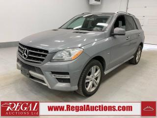 Used 2012 Mercedes-Benz ML 350  for sale in Calgary, AB