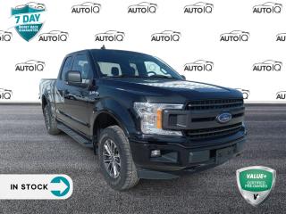 Agate Black Metallic 2020 Ford F-150 XLT Super Cab 5.0L V8 10-Speed Automatic 4WD 4WD, 6 Magnetic Running Boards, 8-Way Power Driver Seat, Air Conditioning, Body-Colour Door & Tailgate Handles, Body-Colour Front & Rear Bumpers, Box Side Decal, BoxLink Cargo Management System, Cloth 40/20/40 Front Seat, Equipment Group 301A Mid, Magnetic High-Gloss 2-Bar Style Grille, Manual Folding Power Glass Sideview Heated Mirrors, Power-Adjustable Pedals, Rear Under-Seat Storage, Rear Window Fixed Privacy Glass, Remote keyless entry, Steering wheel mounted audio controls, Variably intermittent wipers, Wheels: 18 6-Spoke Machined-Aluminum, XLT Sport Appearance Package.


Reviews:
  * Many owners say the F-150s wide selection of handy and high-tech features plays a major role in its appeal, with the advanced parking and trailer maneuvering systems being common favourites. A commanding driving position, very spacious cabin, and relatively easy-to-use control layouts round out the package. Performance typically rates highly as well, especially from the EcoBoost engines. Source: autoTRADER.ca<p> </p>

<h4>VALUE+ CERTIFIED PRE-OWNED VEHICLE</h4>

<p>36-point Provincial Safety Inspection<br />
172-point inspection combined mechanical, aesthetic, functional inspection including a vehicle report card<br />
Warranty: 30 Days or 1500 KMS on mechanical safety-related items and extended plans are available<br />
Complimentary CARFAX Vehicle History Report<br />
2X Provincial safety standard for tire tread depth<br />
2X Provincial safety standard for brake pad thickness<br />
7 Day Money Back Guarantee*<br />
Market Value Report provided<br />
Complimentary 3 months SIRIUS XM satellite radio subscription on equipped vehicles<br />
Complimentary wash and vacuum<br />
Vehicle scanned for open recall notifications from manufacturer</p>

<p>SPECIAL NOTE: This vehicle is reserved for AutoIQs retail customers only. Please, No dealer calls. Errors & omissions excepted.</p>

<p>*As-traded, specialty or high-performance vehicles are excluded from the 7-Day Money Back Guarantee Program (including, but not limited to Ford Shelby, Ford mustang GT, Ford Raptor, Chevrolet Corvette, Camaro 2SS, Camaro ZL1, V-Series Cadillac, Dodge/Jeep SRT, Hyundai N Line, all electric models)</p>

<p>INSGMT</p>