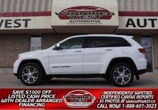 Used 2020 Jeep Grand Cherokee LIMITED EDITION 4X4, FULLY LOADED, VERY LOW KMS! for sale in Headingley, MB