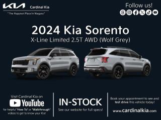 New 2024 Kia Sorento X-Line Limited Black Interior for sale in Niagara Falls, ON