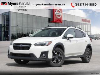 Compare at $26495 - KANATA NISSAN PRICE is just $24995! <br> <br>   Hard to get to is where the 2019 Subaru Crosstrek goes in easy comfort and style. This  2019 Subaru Crosstrek is fresh on our lot in Kanata. This  SUV has 95,867 kms. Its  white in colour  . It has an automatic transmission and is powered by a  152HP 2.0L 4 Cylinder Engine. <br> <br/><br> Payments from <b>$402.02</b> monthly with $0 down for 84 months @ 8.99% APR O.A.C. ( Plus applicable taxes -  and licensing    ).  See dealer for details. <br> <br>*LIFETIME ENGINE TRANSMISSION WARRANTY NOT AVAILABLE ON VEHICLES WITH KMS EXCEEDING 140,000KM, VEHICLES 8 YEARS & OLDER, OR HIGHLINE BRAND VEHICLE(eg. BMW, INFINITI. CADILLAC, LEXUS...)<br> Come by and check out our fleet of 50+ used cars and trucks and 80+ new cars and trucks for sale in Kanata.  o~o