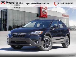 <b>Heated Seats,  Android Auto,  Apple CarPlay,  Aluminum Wheels,  Keyless entry!</b><br> <br>  Compare at $28615 - KANATA NISSAN PRICE is just $26995! <br> <br>   Hard to get to is where the 2021 Subaru Crosstrek goes in easy comfort and style. This  2021 Subaru Crosstrek is for sale today in Kanata. This  SUV has 55,500 kms. Its  black in colour  . It has an automatic transmission and is powered by a  152HP 2.0L 4 Cylinder Engine. <br> <br> Our Crosstreks trim level is Touring. This Touring Crosstrek comes equipped with fog lights, automatic headlights, automatic climate control and a leather appointed interior with a leather wrapped steering wheel and heated seats. This crossover also comes with a 6.5 inch infotainment system with Apple CarPlay, Android Auto, STARLINK smartphone integration (including Aha radio), USB port/iPod control, and steering wheel audio controls. Youll also get aluminum alloy wheels, and a rear view camera to help get into those crowded trail heads. This vehicle has been upgraded with the following features: Heated Seats,  Android Auto,  Apple Carplay,  Aluminum Wheels,  Keyless Entry,  Starlink,  Steering Wheel Audio Control. <br> <br/><br> Payments from <b>$434.19</b> monthly with $0 down for 84 months @ 8.99% APR O.A.C. ( Plus applicable taxes -  and licensing    ).  See dealer for details. <br> <br>*LIFETIME ENGINE TRANSMISSION WARRANTY NOT AVAILABLE ON VEHICLES WITH KMS EXCEEDING 140,000KM, VEHICLES 8 YEARS & OLDER, OR HIGHLINE BRAND VEHICLE(eg. BMW, INFINITI. CADILLAC, LEXUS...)<br> Come by and check out our fleet of 50+ used cars and trucks and 90+ new cars and trucks for sale in Kanata.  o~o