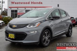 Slate Gray Metallic 2019 Chevrolet Bolt EV 4D Wagon Premier Premier Battery warranty until June 2031 FWD 1-Speed Automatic Electric Drive UnitOne low hassle free pre negotiated price, Ask us about our 24 Hour EV test drive, PST Rebate is not included in above price and is based on PST due, Electric charge cord and 2 keys with every purchase of an EV from Westwood Honda, Driver Confidence II Package, Following Distance Indicator, Forward Collision Alert, Front Pedestrian Braking, IntelliBeam Automatic On/Off High Beam, Lane Keep Assist w/Lane Departure Warning, Low Speed Forward Automatic Braking.We specialize in getting you into vehicles with 0 emissions, We have been the largest retailer in Canada of used EVs over the last 10 years . HOV lane access and a fraction of gas-vehicle maintenance costs. Looking for a specific model thats not in our inventory? Our sourcing experts will find one for you. Westwood Hondas EV sales last year will keep approximately 600,000 metric tons of carbon dioxide out of the atmosphere over the next 4 years. Join the Revolution, save the planet, AND save money. Westwood Hondas Buy Smart Standard program includes a thorough safety inspection, detailed Car Proof report that shows the history of the car youre buying, a 6-month warranty on tires, brakes, and bulbs, and 3 free months of Sirius radio where equipped! . We give you a complete professional detail, a full charge, our best low price first based on live market pricing, to guarantee you tremendous value and a non-stressful, no-haggle experience. Buy your car from home.Just click build your deal to start the process. It is easy 7 day Exchange Policy! $588 admin fee. Westwood Honda DL #31286.Reviews:  * Most owners love the Bolt because of the convenience of never having to stop for fuel. When used for commuting, simply plug in at work and again at home and it negates the need to stop for charging. Source: autoTRADER.caAwards:  * IIHS Canada Top Safety Pick with optional front crash prevention
