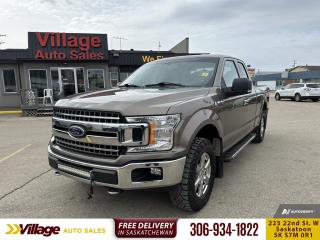 <b>Rear View Camera,  Air Conditioning,  Audio Aux Jack,  Locking Tailgate!</b><br> <br> We sell high quality used cars, trucks, vans, and SUVs in Saskatoon and surrounding area.<br> <br>   The Ford F-150 is for those who think a day off is just an opportunity to get more done. This  2018 Ford F-150 is for sale today. <br> <br>The perfect truck for work or play, this versatile Ford F-150 gives you the power you need, the features you want, and the style you crave! With high-strength, military-grade aluminum construction, this F-150 cuts the weight without sacrificing toughness. The interior design is first class, with simple to read text, easy to push buttons and plenty of outward visibility.This  Super Cab 4X4 pickup  has 128,960 kms. Its  tan in colour  . It has a 6 speed automatic transmission and is powered by a  325HP 2.7L V6 Cylinder Engine.  <br> <br> Our F-150s trim level is XL. This Ford F-150 XL is a hard working pickup and a great value. It comes with an AM/FM stereo with an audio aux jack, a rearview camera, air conditioning, electronic stability control, roll stability control, a locking tailgate, and more. This vehicle has been upgraded with the following features: Rear View Camera,  Air Conditioning,  Audio Aux Jack,  Locking Tailgate. <br> To view the original window sticker for this vehicle view this <a href=http://www.windowsticker.forddirect.com/windowsticker.pdf?vin=1FTEX1EP0JKE83217 target=_blank>http://www.windowsticker.forddirect.com/windowsticker.pdf?vin=1FTEX1EP0JKE83217</a>. <br/><br> <br>To apply right now for financing use this link : <a href=https://www.villageauto.ca/car-loan/ target=_blank>https://www.villageauto.ca/car-loan/</a><br><br> <br/><br> Buy this vehicle now for the lowest bi-weekly payment of <b>$208.69</b> with $0 down for 84 months @ 5.99% APR O.A.C. ( Plus applicable taxes -  Plus applicable fees   ).  See dealer for details. <br> <br><br> Village Auto Sales has been a trusted name in the Automotive industry for over 40 years. We have built our reputation on trust and quality service. With long standing relationships with our customers, you can trust us for advice and assistance on all your motoring needs. </br>

<br> With our Credit Repair program, and over 250 well-priced vehicles in stock, youll drive home happy, and thats a promise. We are driven to ensure the best in customer satisfaction and look forward working with you. </br> o~o