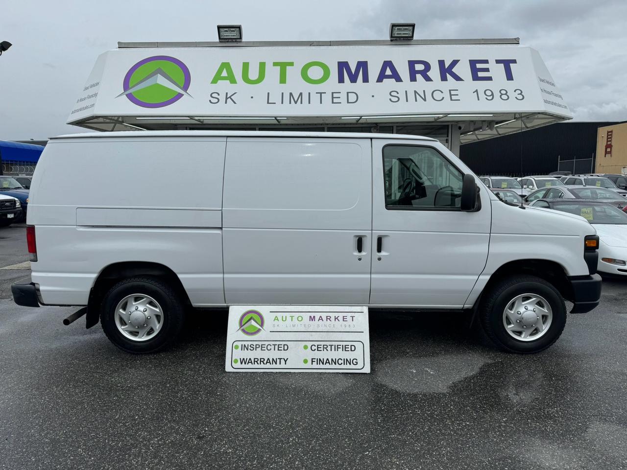CALL OR TEXT KARL @ 6-0-4-2-5-0-8-6-4-6 FOR INFO & TO CONFIRM WHICH LOCATION.<br /><br />BEAUTIFUL LOW KM FORD E-150 IN GREAT SHAPE. THROUGH THE SHOP, FULLY INSPECTED AND READY TO GO. FRONT BRAKES ARE NEW, REAR BRAKES HAVE 80% REMAINING, TIRES HAVE TONS OF LIFE LEFT TOO. LOCAL VAN.&nbsp;<br /><br />2 LOCATIONS TO SERVE YOU, BE SURE TO CALL FIRST TO CONFIRM WHERE THE VEHICLE IS.<br /><br />We are a family owned and operated business for 40 years. Since 1983 we have been committed to offering outstanding vehicles backed by exceptional customer service, now and in the future. Whatever your specific needs may be, we will custom tailor your purchase exactly how you want or need it to be. All you have to do is give us a call and we will happily walk you through all the steps with no stress and no pressure.<br /><br />&nbsp; &nbsp; &nbsp; &nbsp; &nbsp; &nbsp; &nbsp; &nbsp; &nbsp; &nbsp; &nbsp; &nbsp; &nbsp; &nbsp; &nbsp; &nbsp; &nbsp; &nbsp; &nbsp; &nbsp; &nbsp; &nbsp; WE ARE THE HOUSE OF YES!<br /><br />ADDITIONAL BENEFITS WHEN BUYING FROM SK AUTOMARKET:<br /><br />-ON SITE FINANCING THROUGH OUR 17 AFFILIATED BANKS AND VEHICLE &nbsp;&nbsp;&nbsp;&nbsp;&nbsp;&nbsp;&nbsp;&nbsp;&nbsp;&nbsp;&nbsp;&nbsp;&nbsp;&nbsp;&nbsp;&nbsp;&nbsp;&nbsp;&nbsp;&nbsp;&nbsp;&nbsp;&nbsp;&nbsp;&nbsp;&nbsp;&nbsp;&nbsp;&nbsp;&nbsp;&nbsp;&nbsp;&nbsp;&nbsp;&nbsp;&nbsp;&nbsp;&nbsp;&nbsp;&nbsp;&nbsp;&nbsp;&nbsp;&nbsp;&nbsp;&nbsp;&nbsp;&nbsp;&nbsp;&nbsp;&nbsp;&nbsp;&nbsp;&nbsp;&nbsp;&nbsp;&nbsp;&nbsp;&nbsp;&nbsp;&nbsp;&nbsp;&nbsp;&nbsp;&nbsp;&nbsp;&nbsp;&nbsp;&nbsp;&nbsp;&nbsp;&nbsp;&nbsp;&nbsp;&nbsp;&nbsp;&nbsp;&nbsp;&nbsp;&nbsp;&nbsp;&nbsp;&nbsp;&nbsp;&nbsp;&nbsp;&nbsp;&nbsp;&nbsp;&nbsp;&nbsp;&nbsp;&nbsp;&nbsp;&nbsp;&nbsp;&nbsp;&nbsp;&nbsp;&nbsp;&nbsp;&nbsp;&nbsp;&nbsp;&nbsp;&nbsp;&nbsp;&nbsp;&nbsp;&nbsp;&nbsp;&nbsp;&nbsp;&nbsp;&nbsp;&nbsp;&nbsp;FINANCE COMPANIES.<br />-IN HOUSE LEASE TO OWN PROGRAM.<br />-EVERY VEHICLE HAS UNDERGONE A 120 POINT COMPREHENSIVE INSPECTION.<br />-EVERY PURCHASE INCLUDES A FREE POWERTRAIN WARRANTY.<br />-EVERY VEHICLE INCLUDES A CARFAX AND ICBC DAMAGE REPORT.<br />-EVERY VEHICLE IS GUARANTEED LIEN FREE.<br />-DISCOUNTED RATES ON PARTS AND SERVICE FOR YOUR NEW CAR AND ANY OTHER&nbsp; &nbsp;FAMILY CARS THAT NEED WORK NOW AND IN THE FUTURE.<br />-40 YEARS IN THE VEHICLE SALES INDUSTRY.<br />-A+++ MEMBER OF THE BETTER BUSINESS BUREAU.<br />-RATED&nbsp;TOP DEALER BY CARGURUS 5 YEARS IN A ROW<br />-MEMBER&nbsp;IN GOOD STANDING WITH THE VEHICLE SALES AUTHORITY OF BRITISH&nbsp; &nbsp;COLUMBIA.<br />-MEMBER OF THE AUTOMOTIVE RETAILERS ASSOCIATION.<br />-COMMITTED CONTRIBUTOR TO OUR LOCAL COMMUNITY AND THE RESIDENTS OF BC.<br /> This vehicle has been Fully Inspected, Certified and Qualifies for Our Free Extended Warranty.Don't forget to ask about our Great Finance and Lease Rates. We also have a Options for Buy Here Pay Here and Lease to Own for Good Customers in Bad Situations. 2 locations to help you, White Rock and Langley. Be sure to call before you come to confirm the vehicles location and availability or look us up at www.automarketsales.com. White Rock 604-542-4970 and Langley 604-533-1310. Serving Surrey, Delta, Langley, Richmond, Vancouver, all of BC and western Canada. Financing & leasing available. CALL SK AUTOMARKET LTD. 6045424970. Call us toll-free at 1 877 813-6807. $999 Documentation fee (negotiable) and applicable taxes are in addition to advertised prices. LANGLEY LOCATION DEALER# 40038 S. SURREY LOCATION DEALER #9987