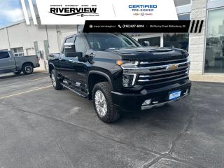 <p><span style=font-size:14px>Just landed on our pre-owned lot is this gorgeous 2022 Chevrolet Silverado 2500HD High Country with a 6.6L V8 Duramax Turbo Diesel! No Accidents!</span></p>

<p><span style=font-size:14px>The 2022 Chevrolet Silverado 2500HD High Country is a top-tier heavy-duty truck designed for power, luxury, and capability. Boasting a bold and commanding presence, it offers unparalleled towing and hauling capabilities, making it ideal for both work and leisure activities. With its refined interior, premium materials, and advanced technology features, the High Country trim delivers a comfortable and upscale driving experience. Whether navigating rugged terrain or cruising on the highway, this truck combines strength and sophistication for those who demand the best in both performance and style.</span></p>

<p><span style=font-size:14px>Fully loaded with features such as, leather upholstery, heated and ventilated seats, heated steering wheel, power sunroof, navigation system, Bose speakers, bluetooth with apple/android car play, wireless charging, a touchscreen display, HD surround vision, heads-up display, rear view camera with front and rear park assist, trailering package, hitch guidance with view, rear mirror camera, forward collision alert, lane departure warning, keyless entry, tinted windows, bed liner, automatic lights, 20” alloy wheels, running boards, remote vehicle start and so much more!</span></p>

<p><span style=font-size:14px>Call and book your appointment today!</span></p>
<p><span style=font-size:12px><span style=font-family:Arial,Helvetica,sans-serif><strong>Certified Pre-Owned</strong> vehicles go through a 150+ point inspection and are reconditioned to the highest standards. They include a 3 month/5,000km dealer certified warranty with 24 hour roadside assistance, exchange privileged within first 30 days/2,500km and a 3 month free trial of SiriusXM radio (when vehicle is equipped). Verify with dealer for all vehicle features.</span></span></p>

<p><span style=font-size:12px><span style=font-family:Arial,Helvetica,sans-serif>All our vehicles are <strong>Market Value Priced</strong> which provides you with the most competitive prices on all our pre-owned vehicles, all the time. </span></span></p>

<p><span style=font-size:12px><span style=font-family:Arial,Helvetica,sans-serif><strong><span style=background-color:white><span style=color:black>**All advertised pricing is for financing purchases, all-cash purchases will have a surcharge.</span></span></strong><span style=background-color:white><span style=color:black> Surcharge rates based on the selling price $0-$29,999 = $1,000 and $30,000+ = $2,000. </span></span></span></span></p>

<p><span style=font-size:12px><span style=font-family:Arial,Helvetica,sans-serif><strong>*4.99% Financing</strong> available OAC on select pre-owned vehicles up to 24 months, 6.49% for 36-48 months, 6.99% for 60-84 months.(2019-2025MY Encore, Envision, Enclave, Verano, Regal, LaCrosse, Cruze, Equinox, Spark, Sonic, Malibu, Impala, Trax, Blazer, Traverse, Volt, Bolt, Camaro, Corvette, Silverado, Colorado, Tahoe, Suburban, Terrain, Acadia, Sierra, Canyon, Yukon/XL).</span></span></p>

<p><span style=font-size:12px><span style=font-family:Arial,Helvetica,sans-serif>Visit us today at 854 Murray Street, Wallaceburg ON or contact us at 519-627-6014 or 1-800-828-0985.</span></span></p>

<p> </p>