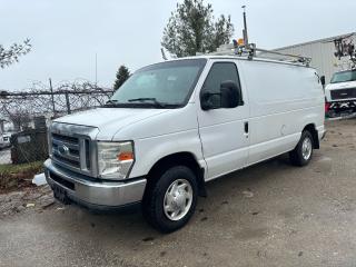 <div>2011 E 150 4.6 L V8 gas. ￼ Air conditioning automatic. Comes equipped with roof racks and shelving. Brand new tires all around runs and drives. Perfect no warning lights on the dash. Nice tidy clean truck certified every year. Sold as is plus HST. ￼ </div>