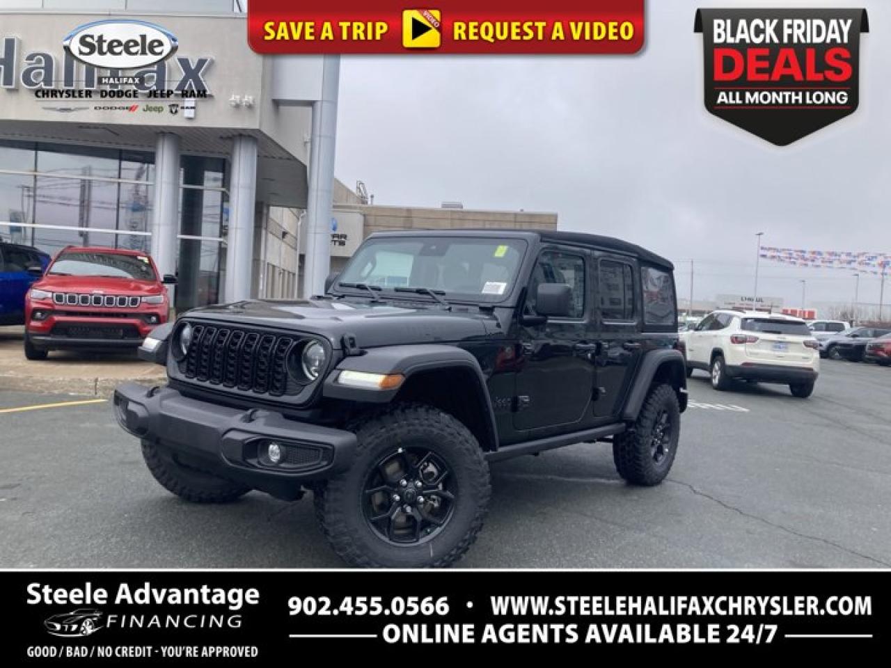 New 2024 Jeep Wrangler Willys for sale in Halifax, NS