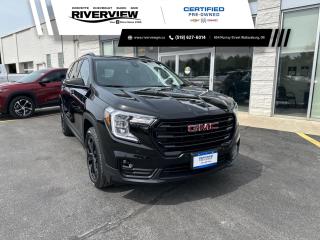<p>Freshly added to our pre-owned lot is this 2022 GMC Terrain SLT Elevation Edition in Ebony Twilight Metallic! No Accidents!</p>

<p>Discover the perfect blend of style and performance with our preowned 2022 GMC Terrain SLT Elevation Edition. This SUV exudes confidence with its bold design and elevated features. From its striking exterior to its luxurious interior, every detail is crafted to impress. Equipped with advanced technology and safety features, this Terrain promises a smooth and secure ride for you and your loved ones. Dont miss out on this opportunity to elevate your driving experience.</p>

<p>Comes equipped with leather upholstery, heated front seats, heated steering wheel, navigation system, a touchscreen display, rear view camera with front and rear park assist, remote vehicle start, heads up display, HD surround vision, keyless entry, automatic climate control, bluetooth with apple/android car play, Bose speakers, power sunroof, power liftgate, power seats, roof racks, 19 alloy wheels, and so much more!</p>

<p>Call and book your appointment today!</p>
<p><span style=font-size:12px><span style=font-family:Arial,Helvetica,sans-serif><strong>Certified Pre-Owned</strong> vehicles go through a 150+ point inspection and are reconditioned to the highest standards. They include a 3 month/5,000km dealer certified warranty with 24 hour roadside assistance, exchange privileged within first 30 days/2,500km and a 3 month free trial of SiriusXM radio (when vehicle is equipped). Verify with dealer for all vehicle features.</span></span></p>

<p><span style=font-size:12px><span style=font-family:Arial,Helvetica,sans-serif>All our vehicles are <strong>Market Value Priced</strong> which provides you with the most competitive prices on all our pre-owned vehicles, all the time. </span></span></p>

<p><span style=font-size:12px><span style=font-family:Arial,Helvetica,sans-serif><strong><span style=background-color:white><span style=color:black>**All advertised pricing is for financing purchases, all-cash purchases will have a surcharge.</span></span></strong><span style=background-color:white><span style=color:black> Surcharge rates based on the selling price $0-$29,999 = $1,000 and $30,000+ = $2,000. </span></span></span></span></p>

<p><span style=font-size:12px><span style=font-family:Arial,Helvetica,sans-serif><strong>*4.99% Financing</strong> available OAC on select pre-owned vehicles up to 24 months, 6.49% for 36-48 months, 6.99% for 60-84 months.(2019-2025MY Encore, Envision, Enclave, Verano, Regal, LaCrosse, Cruze, Equinox, Spark, Sonic, Malibu, Impala, Trax, Blazer, Traverse, Volt, Bolt, Camaro, Corvette, Silverado, Colorado, Tahoe, Suburban, Terrain, Acadia, Sierra, Canyon, Yukon/XL).</span></span></p>

<p><span style=font-size:12px><span style=font-family:Arial,Helvetica,sans-serif>Visit us today at 854 Murray Street, Wallaceburg ON or contact us at 519-627-6014 or 1-800-828-0985.</span></span></p>

<p> </p>