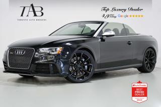 Used 2014 Audi RS 5 CARBON FIBER | CONVERTIBLE | NAV | 20 IN WHEELS for sale in Vaughan, ON