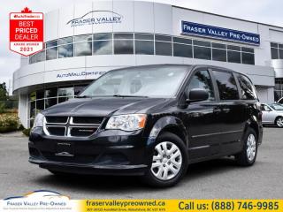 Low Mileage, Air Conditioning,  Steering Wheel Audio Control,  Power Windows,  Cruise Control,  Power Locks!
 
    Practicality reigns supreme in this Dodge Grand Caravan. This  2016 Dodge Grand Caravan is fresh on our lot in Abbotsford. 
 
This Dodge Grand Caravan offers drivers unlimited versatility, the latest technology, and premium features. This minivan is one of the most comfortable and enjoyable ways to transport families along with all of their stuff. Dodge designed this for families, and it shows in every detail. Its no wonder the Dodge Grand Caravan is Canadas favorite minivan. This low mileage  van has just 78,800 kms. Its  nice in colour  . It has a 6 speed automatic transmission and is powered by a  283HP 3.6L V6 Cylinder Engine.  It may have some remaining factory warranty, please check with dealer for details. 
 
 Our Grand Caravans trim level is Canada Value Package. The CVP trim makes this practical minivan an outstanding value. It comes with dual-zone air conditioning, steering wheel-mounted audio and cruise control, power front windows, power locks with remote keyless entry, second-row bench seat and third-row Stow n Go split-folding seats, and more! This vehicle has been upgraded with the following features: Air Conditioning,  Steering Wheel Audio Control,  Power Windows,  Cruise Control,  Power Locks. 
 To view the original window sticker for this vehicle view this http://www.chrysler.com/hostd/windowsticker/getWindowStickerPdf.do?vin=2C4RDGBG3GR171744. 

 
To apply right now for financing use this link : https://www.fraservalleypreowned.ca/abbotsford-car-loan-application-british-columbia
 
 

| Our Quality Guarantee: We maintain the highest standard of quality that is required for a Pre-Owned Dealership to operate in an Auto Mall. We provide an independent 360-degree inspection report through licensed 3rd Party mechanic shops. Thus, our customers can rest assured each vehicle will be a reliable, and responsible purchase.  |  Purchase Disclaimer: Your selected vehicle may have a differing finance and cash prices. When viewing our vehicles on third party  marketplaces, please click over to our website to verify the correct price for the vehicle. The Sale Price on third party websites will always reflect the Finance Price of our vehicles. If you are making a Cash Purchase, please refer to our website for the Cash Price of the vehicle.  | All prices are subject to and do not include, a $995 Finance Fee, and a $695 Document Fee.   These fees as well as taxes, are included in all listed listed payment quotes. Please speak with Dealer for full details and exact numbers.  o~o