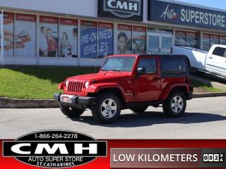 Used 2011 Jeep Wrangler Sahara  **LOW KMS - CLEAN CARFAX** for sale in St. Catharines, ON