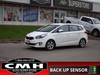 <b>AFFORDABLE VEHICLE !! REAR PARKING SENSORS, BLUETOOTH, STEERING WHEEL AUDIO CONTROLS, CRUISE CONTROL, AUX + USB PORTS, POWER WINDOWS, POWER LOCKS, POWER MIRRORS, AIR CONDITIONING, HEATED FRONT SEATS, 16-INCH ALLOY WHEELS</b><br>      This  2014 Kia Rondo is for sale today. <br> <br>The 2014 Kia Rondo is a wagon with style and substance from an auto maker that swears up and down that quality is a No. 1 priority.This  wagon has 175,356 kms. Its  white in colour  . It has an automatic transmission and is powered by a  164HP 2.0L 4 Cylinder Engine.  This vehicle has been upgraded with the following features: Back Up Sensors, Bluetooth, Steering Wheel Controls, Cruise, Heated Front Seats, Air, Power Windows. <br> <br>To apply right now for financing use this link : <a href=https://www.cmhniagara.com/financing/ target=_blank>https://www.cmhniagara.com/financing/</a><br><br> <br/><br>Trade-ins are welcome! Financing available OAC ! Price INCLUDES a valid safety certificate! Price INCLUDES a 60-day limited warranty on all vehicles except classic or vintage cars. CMH is a Full Disclosure dealer with no hidden fees. We are a family-owned and operated business for over 30 years! o~o
