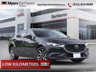 <b>Sunroof,  Heated Steering Wheel,  Heated Seats,  Adaptive Cruise Control,  Apple CarPlay!</b><br> <br>  Compare at $23814 - Our Live Market Price is just $22898! <br> <br>   Comfortable, luxurious and very stylish, the Mazda 6 has plenty of room for the whole family and easily keeps them entertained throughout the ride. This  2021 Mazda Mazda6 is fresh on our lot in Ottawa. <br> <br>The 2021 Mazda6 was specially crafted to give drivers an exhilarating driving experience while making a bold statement. Thanks to its Skyactiv engine technology, on-road handling and feature rich interior, this amazing sedan provides an unforgettable ride. Filled with premium options, its cabin provides a comfortable and luxurious feel down to the smallest of details. This  sedan has 77,330 kms. Its  black in colour  . It has an automatic transmission and is powered by a  187HP 2.5L 4 Cylinder Engine.  This unit has some remaining factory warranty for added peace of mind. <br> <br> Our Mazda6s trim level is GS-L. This GS-L really takes it up a notch with a power moonroof, leatherette seats, a heated steering wheel, lane keep assist, lane departure warning and auto high beam assist. The list of premium features continues with heated seats, an advanced proximity keyless entry system, advanced cruise with stop and go, smart city brake support, advanced blind spot monitoring, an 8 inch color touchscreen with MAZDA CONNECT, Apple CarPlay and Android Auto. Additional impressive features include stylish aluminum wheels, heated power side mirrors, LED signature lighting plus it even comes with automatic dual zone climate control to keep all passengers comfortable on every trip. This vehicle has been upgraded with the following features: Sunroof,  Heated Steering Wheel,  Heated Seats,  Adaptive Cruise Control,  Apple Carplay,  Android Auto,  Lane Keep Assist. <br> <br>To apply right now for financing use this link : <a href=https://www.myersbarrhaventoyota.ca/quick-approval/ target=_blank>https://www.myersbarrhaventoyota.ca/quick-approval/</a><br><br> <br/><br> Buy this vehicle now for the lowest bi-weekly payment of <b>$175.12</b> with $0 down for 84 months @ 9.99% APR O.A.C. ( Plus applicable taxes -  Plus applicable fees   ).  See dealer for details. <br> <br>At Myers Barrhaven Toyota we pride ourselves in offering highly desirable pre-owned vehicles. We truly hand pick all our vehicles to offer only the best vehicles to our customers. No two used cars are alike, this is why we have our trained Toyota technicians highly scrutinize all our trade ins and purchases to ensure we can put the Myers seal of approval. Every year we evaluate 1000s of vehicles and only 10-15% meet the Myers Barrhaven Toyota standards. At the end of the day we have mutual interest in selling only the best as we back all our pre-owned vehicles with the Myers *LIFETIME ENGINE TRANSMISSION warranty. Thats right *LIFETIME ENGINE TRANSMISSION warranty, were in this together! If we dont have what youre looking for not to worry, our experienced buyer can help you find the car of your dreams! Ever heard of getting top dollar for your trade but not really sure if you were? Here we leave nothing to chance, every trade-in we appraise goes up onto a live online auction and we get buyers coast to coast and in the USA trying to bid for your trade. This means we simultaneously expose your car to 1000s of buyers to get you top trade in value. <br>We service all makes and models in our new state of the art facility where you can enjoy the convenience of our onsite restaurant, service loaners, shuttle van, free Wi-Fi, Enterprise Rent-A-Car, on-site tire storage and complementary drink. Come see why many Toyota owners are making the switch to Myers Barrhaven Toyota. <br>*LIFETIME ENGINE TRANSMISSION WARRANTY NOT AVAILABLE ON VEHICLES WITH KMS EXCEEDING 140,000KM, VEHICLES 8 YEARS & OLDER, OR HIGHLINE BRAND VEHICLE(eg. BMW, INFINITI. CADILLAC, LEXUS...) o~o