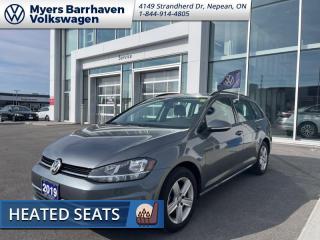 <b>Apple CarPlay,  Android Auto,  Heated Seats,  Heated Mirrors,  Automatic Headlamps!</b><br> <br>    The 2019 Volkswagen Golf SportWagen is the rational and obvious choice for a new economical, stylish family wagon that delivers on all promises of being a perfect everyday vehicle. This  2019 Volkswagen Golf SportWagen is fresh on our lot in Nepean. Former daily rental!<br> <br>Now in its seventh generation, this Volkswagen Golf SportWagen is close to being the prime example of automotive perfection. This versatile and practical urban utility vehicle is arguably the smartest choice for a new economical family wagon with terrific ride quality, excellent interior versatility, and the styling of a historic German automotive icon. The SportWagen offers the versatility and comfort of a modern wagon without sacrificing power or on road handling, remaining as agile as ever.This  wagon has 64,840 kms. Its  platinum gray metallic in colour  . It has an automatic transmission and is powered by a  1.8L I4 engine.  It may have some remaining factory warranty, please check with dealer for details. <br> <br> Our Golf SportWagens trim level is Comfortline DSG 4MOTION. This Volkswagen Golf SportWagen lets you take on added safety and capability of a full time all wheel drive system. Other features include body colored side mirrors with power heating and turn signals, LED brake lights, fully automatic headlamps, front fog lamps, cornering lights, a 6 speaker stereo with a 6.5 inch display, App-Connect smart phone integration, Bluetooth connectivity, heated front comfort seats, a multi-functional leather steering wheel, remote keyless entry, cruise control, manual air conditioning, a rear view camera and much more. This vehicle has been upgraded with the following features: Apple Carplay,  Android Auto,  Heated Seats,  Heated Mirrors,  Automatic Headlamps. <br> <br>To apply right now for financing use this link : <a href=https://www.barrhavenvw.ca/en/form/new/financing-request-step-1/44 target=_blank>https://www.barrhavenvw.ca/en/form/new/financing-request-step-1/44</a><br><br> <br/><br> Buy this vehicle now for the lowest bi-weekly payment of <b>$163.73</b> with $0 down for 84 months @ 7.99% APR O.A.C. ((Plus applicable taxes and fees - Some conditions apply to get approved at the mentioned rate)     ).  See dealer for details. <br> <br>We are your premier Volkswagen dealership in the region. If youre looking for a new Volkswagen or a car, check out Barrhaven Volkswagens new, pre-owned, and certified pre-owned Volkswagen inventories. We have the complete lineup of new Volkswagen vehicles in stock like the GTI, Golf R, Jetta, Tiguan, Atlas Cross Sport, Volkswagen ID.4 electric vehicle, and Atlas. If you cant find the Volkswagen model youre looking for in the colour that you want, feel free to contact us and well be happy to find it for you. If youre in the market for pre-owned cars, make sure you check out our inventory. If you see a car that you like, contact 844-914-4805 to schedule a test drive.<br> Come by and check out our fleet of 40+ used cars and trucks and 80+ new cars and trucks for sale in Nepean.  o~o