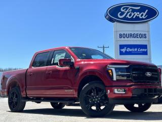 <b>Leather Seats, Premium Audio, Wireless Charging, Sunroof, 20 inch Chrome-Like PVD Wheels!</b><br> <br> <br> <br>  Smart engineering, impressive tech, and rugged styling make the F-150 hard to pass up. <br> <br>Just as you mould, strengthen and adapt to fit your lifestyle, the truck you own should do the same. The Ford F-150 puts productivity, practicality and reliability at the forefront, with a host of convenience and tech features as well as rock-solid build quality, ensuring that all of your day-to-day activities are a breeze. Theres one for the working warrior, the long hauler and the fanatic. No matter who you are and what you do with your truck, F-150 doesnt miss.<br> <br> This carbonized grey metallic Crew Cab 4X4 pickup   has a 10 speed automatic transmission and is powered by a  430HP 3.5L V6 Cylinder Engine.<br> <br> Our F-150s trim level is Lariat. This F-150 Lariat is decked with great standard features such as premium Bang & Olufsen audio, ventilated and heated leather-trimmed seats with lumbar support, remote engine start, adaptive cruise control, FordPass 5G mobile hotspot, and a 12-inch infotainment screen powered by SYNC 4 with inbuilt navigation, Apple CarPlay and Android Auto. Safety features also include blind spot detection, lane keeping assist with lane departure warning, front and rear collision mitigation, and an aerial view camera system. This vehicle has been upgraded with the following features: Leather Seats, Premium Audio, Wireless Charging, Sunroof, 20 Inch Chrome-like Pvd Wheels, Tow Package, 22 Wheels. <br><br> View the original window sticker for this vehicle with this url <b><a href=http://www.windowsticker.forddirect.com/windowsticker.pdf?vin=1FTFW5LD9RFA18172 target=_blank>http://www.windowsticker.forddirect.com/windowsticker.pdf?vin=1FTFW5LD9RFA18172</a></b>.<br> <br>To apply right now for financing use this link : <a href=https://www.bourgeoismotors.com/credit-application/ target=_blank>https://www.bourgeoismotors.com/credit-application/</a><br><br> <br/> Incentives expire 2024-05-31.  See dealer for details. <br> <br>Discount on vehicle represents the Cash Purchase discount applicable and is inclusive of all non-stackable and stackable cash purchase discounts from Ford of Canada and Bourgeois Motors Ford and is offered in lieu of sub-vented lease or finance rates. To get details on current discounts applicable to this and other vehicles in our inventory for Lease and Finance customer, see a member of our team. </br></br>Discover a pressure-free buying experience at Bourgeois Motors Ford in Midland, Ontario, where integrity and family values drive our 78-year legacy. As a trusted, family-owned and operated dealership, we prioritize your comfort and satisfaction above all else. Our no pressure showroom is lead by a team who is passionate about understanding your needs and preferences. Located on the shores of Georgian Bay, our dealership offers more than just vehiclesits an experience rooted in community, trust and transparency. Trust us to provide personalized service, a diverse range of quality new Ford vehicles, and a seamless journey to finding your perfect car. Join our family at Bourgeois Motors Ford and let us redefine the way you shop for your next vehicle.<br> Come by and check out our fleet of 80+ used cars and trucks and 200+ new cars and trucks for sale in Midland.  o~o