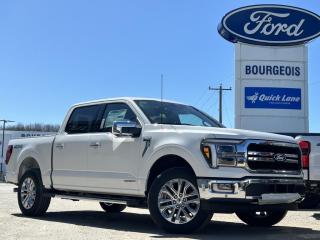 <b>Leather Seats, Premium Audio, Wireless Charging, Sunroof, 20 inch Chrome-Like PVD Wheels!</b><br> <br> <br> <br>  The Ford F-150 is for those who think a day off is just an opportunity to get more done. <br> <br>Just as you mould, strengthen and adapt to fit your lifestyle, the truck you own should do the same. The Ford F-150 puts productivity, practicality and reliability at the forefront, with a host of convenience and tech features as well as rock-solid build quality, ensuring that all of your day-to-day activities are a breeze. Theres one for the working warrior, the long hauler and the fanatic. No matter who you are and what you do with your truck, F-150 doesnt miss.<br> <br> This star white metallic tri-coat Crew Cab 4X4 pickup   has a 10 speed automatic transmission and is powered by a  430HP 3.5L V6 Cylinder Engine.<br> <br> Our F-150s trim level is Lariat. This F-150 Lariat is decked with great standard features such as premium Bang & Olufsen audio, ventilated and heated leather-trimmed seats with lumbar support, remote engine start, adaptive cruise control, FordPass 5G mobile hotspot, and a 12-inch infotainment screen powered by SYNC 4 with inbuilt navigation, Apple CarPlay and Android Auto. Safety features also include blind spot detection, lane keeping assist with lane departure warning, front and rear collision mitigation, and an aerial view camera system. This vehicle has been upgraded with the following features: Leather Seats, Premium Audio, Wireless Charging, Sunroof, 20 Inch Chrome-like Pvd Wheels, Running Boards, Tailgate Step. <br><br> View the original window sticker for this vehicle with this url <b><a href=http://www.windowsticker.forddirect.com/windowsticker.pdf?vin=1FTFW5LD3RFA51457 target=_blank>http://www.windowsticker.forddirect.com/windowsticker.pdf?vin=1FTFW5LD3RFA51457</a></b>.<br> <br>To apply right now for financing use this link : <a href=https://www.bourgeoismotors.com/credit-application/ target=_blank>https://www.bourgeoismotors.com/credit-application/</a><br><br> <br/> 0% financing for 60 months. 2.99% financing for 84 months.  Incentives expire 2024-04-30.  See dealer for details. <br> <br>Discount on vehicle represents the Cash Purchase discount applicable and is inclusive of all non-stackable and stackable cash purchase discounts from Ford of Canada and Bourgeois Motors Ford and is offered in lieu of sub-vented lease or finance rates. To get details on current discounts applicable to this and other vehicles in our inventory for Lease and Finance customer, see a member of our team. </br></br>Discover a pressure-free buying experience at Bourgeois Motors Ford in Midland, Ontario, where integrity and family values drive our 78-year legacy. As a trusted, family-owned and operated dealership, we prioritize your comfort and satisfaction above all else. Our no pressure showroom is lead by a team who is passionate about understanding your needs and preferences. Located on the shores of Georgian Bay, our dealership offers more than just vehiclesits an experience rooted in community, trust and transparency. Trust us to provide personalized service, a diverse range of quality new Ford vehicles, and a seamless journey to finding your perfect car. Join our family at Bourgeois Motors Ford and let us redefine the way you shop for your next vehicle.<br> Come by and check out our fleet of 80+ used cars and trucks and 210+ new cars and trucks for sale in Midland.  o~o