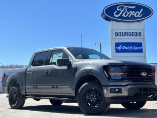 <b>Wireless Charging, XLT Black Appearance Package, 18 Aluminum Wheels, Tailgate Step, Spray-In Bed Liner!</b><br> <br> <br> <br>  Thia 2024 F-150 is a truck that perfectly fits your needs for work, play, or even both. <br> <br>Just as you mould, strengthen and adapt to fit your lifestyle, the truck you own should do the same. The Ford F-150 puts productivity, practicality and reliability at the forefront, with a host of convenience and tech features as well as rock-solid build quality, ensuring that all of your day-to-day activities are a breeze. Theres one for the working warrior, the long hauler and the fanatic. No matter who you are and what you do with your truck, F-150 doesnt miss.<br> <br> This carbonized grey metallic Crew Cab 4X4 pickup   has a 10 speed automatic transmission and is powered by a  430HP 3.5L V6 Cylinder Engine.<br> <br> Our F-150s trim level is XLT. This XLT trim steps things up with running boards, dual-zone climate control and a 360 camera system, along with great standard features such as class IV tow equipment with trailer sway control, remote keyless entry, cargo box lighting, and a 12-inch infotainment screen powered by SYNC 4 featuring voice-activated navigation, SiriusXM satellite radio, Apple CarPlay, Android Auto and FordPass Connect 5G internet hotspot. Safety features also include blind spot detection, lane keep assist with lane departure warning, front and rear collision mitigation and automatic emergency braking. This vehicle has been upgraded with the following features: Wireless Charging, Xlt Black Appearance Package, 18 Aluminum Wheels, Tailgate Step, Spray-in Bed Liner, Power Sliding Rear Window, Power Folding Mirrors. <br><br> View the original window sticker for this vehicle with this url <b><a href=http://www.windowsticker.forddirect.com/windowsticker.pdf?vin=1FTFW3LD6RFA40392 target=_blank>http://www.windowsticker.forddirect.com/windowsticker.pdf?vin=1FTFW3LD6RFA40392</a></b>.<br> <br>To apply right now for financing use this link : <a href=https://www.bourgeoismotors.com/credit-application/ target=_blank>https://www.bourgeoismotors.com/credit-application/</a><br><br> <br/> 0% financing for 60 months. 2.99% financing for 84 months.  Incentives expire 2024-04-30.  See dealer for details. <br> <br>Discount on vehicle represents the Cash Purchase discount applicable and is inclusive of all non-stackable and stackable cash purchase discounts from Ford of Canada and Bourgeois Motors Ford and is offered in lieu of sub-vented lease or finance rates. To get details on current discounts applicable to this and other vehicles in our inventory for Lease and Finance customer, see a member of our team. </br></br>Discover a pressure-free buying experience at Bourgeois Motors Ford in Midland, Ontario, where integrity and family values drive our 78-year legacy. As a trusted, family-owned and operated dealership, we prioritize your comfort and satisfaction above all else. Our no pressure showroom is lead by a team who is passionate about understanding your needs and preferences. Located on the shores of Georgian Bay, our dealership offers more than just vehiclesits an experience rooted in community, trust and transparency. Trust us to provide personalized service, a diverse range of quality new Ford vehicles, and a seamless journey to finding your perfect car. Join our family at Bourgeois Motors Ford and let us redefine the way you shop for your next vehicle.<br> Come by and check out our fleet of 80+ used cars and trucks and 210+ new cars and trucks for sale in Midland.  o~o