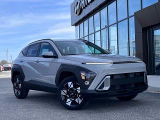 <b>Heated Steering Wheel,  Adaptive Cruise Control,  Aluminum Wheels,  Heated Seats,  Apple CarPlay!</b><br> <br> <br> <br>  With incredible safety features that help you stay on the road, this Kona lets you get further and see more than ever before. <br> <br>With more versatility than its tiny stature lets on, this Kona is ready to prove that big things can come in small packages. With an incredibly long feature list, this Kona is incredibly safe and comfortable, compatible with just about anything, and ready for lifes next big adventure. For distilled perfection in the busy crossover SUV segment, this Kona is the obvious choice.<br> <br> This cyber grey SUV  has an automatic transmission and is powered by a  147HP 2.0L 4 Cylinder Engine.<br> <br> Our Konas trim level is Preferred AWD. This Kona Preferred AWD rewards you with all-weather usability and steps things up with a heated steering wheel, adaptive cruise control and upgraded aluminum wheels, along with standard features such as heated front seats, front and rear LED lights, remote engine start, and an immersive dual-LCD dash display with a 12.3-inch infotainment screen bundled with Apple CarPlay, Android Auto and Bluelink+ selective service internet access. Safety features also include blind spot detection, lane keeping assist with lane departure warning, front pedestrian braking, and forward collision mitigation. This vehicle has been upgraded with the following features: Heated Steering Wheel,  Adaptive Cruise Control,  Aluminum Wheels,  Heated Seats,  Apple Carplay,  Android Auto,  Remote Start. <br><br> <br>To apply right now for financing use this link : <a href=https://www.bourgeoishyundai.com/finance/ target=_blank>https://www.bourgeoishyundai.com/finance/</a><br><br> <br/>    6.49% financing for 96 months.  Incentives expire 2024-04-30.  See dealer for details. <br> <br>Drive with Confidence! At Bourgeois Auto Group, we go beyond selling cars. With over 75 years of delivering extraordinary automotive experiences, were here for you at our showrooms, on the road, or even at your home in Midland Ontario, Simcoe County, and Central Ontario. Experience the convenience of complementary enclosed trailer delivery. <br><br>Why Choose Bourgeois Auto Group for your next vehicle? Whether youre seeking a new or pre-owned vehicle, searching for a qualified repair center, or looking for vehicle parts, we have the answer. Explore our extensive selection of over 25 brand manufacturers and 200+ Pre-owned Vehicles. As we constantly adapt to meet customers needs and stay ahead of the competition, we invest in modern technology to stay on the cutting edge.  Our strategic programs and tools use current market data to price our vehicles competitively and ensure you get the best deal, not just on the new car but also on your trade-in. <br><br>Request your free Live Market analysis report and save time and money. <br><br>SELL YOUR CAR to us! Regardless of make, model, or condition, we buy cars with no purchase necessary. <br><br> Come by and check out our fleet of 20+ used cars and trucks and 40+ new cars and trucks for sale in Midland.  o~o