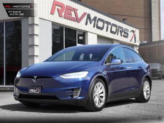 2017 Tesla Model X 100D | Sunroof | Heated Seats | 360 Camera | Navigation<br/>  <br/> Blue Exterior | Black Cloth/Leather Interior | Alloy Wheels | Voice Control | Heated Seats | Power Doors and Trunk | Emergency Lane Departure Avoidance | Automatic Emergency Braking | Obstacle Aware Acceleration | Traffic Aware Cruise Control Chime | Autopilot Features | Forward Collision Warning | Dashcam | 360 Camera | Navigation and much more. <br/> <br/>  <br/> This Vehicle has travelled 127,818 Kms. <br/> <br/>  <br/> *** NO additional fees except for taxes and licensing! *** <br/> <br/>  <br/> *** 100-point inspection on all our vehicles & always detailed inside and out *** <br/> <br/>  <br/> RevMotors is at your service to ensure you find the right car for YOU. Even if we do not have it in our inventory, we are more than happy to find you the vehicle that you are looking for. Give us a call at 613-791-3000 or visit us online at www.revmotors.ca <br/> <br/>  <br/> a nous donnera du plaisir de vous servir en Franais aussi! <br/> <br/>  <br/> CERTIFICATION * All our vehicles are sold Certified and E-Tested for the province of Ontario (Quebec Safety Available, additional charges may apply) <br/> FINANCING AVAILABLE * RevMotors offers competitive finance rates through many of the major banks. Should you feel like youve had credit issues in the past, we have various financing solutions to get you on the road.  We accept No Credit - New Credit - Bad Credit - Bankruptcy - Students and more!! <br/> EXTENDED WARRANTY * For your peace of mind, if one of our used vehicles is no longer covered under the manufacturers warranty, RevMotors will provide you with a 6 month / 6000KMS Limited Powertrain Warranty. You always have the options to upgrade to more comprehensive coverage as well. Well be more than happy to review the options and chose the coverage thats right for you! <br/> TRADES * Do you have a Trade-in? We offer competitive trade in offers for your current vehicle! <br/> SHIPPING * We can ship anywhere across Canada. Give us a call for a quote and we will be happy to help! <br/> <br/>  <br/> Buy with confidence knowing that we always have your best interests in mind! <br/>