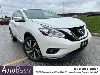 Used 2016 Nissan Murano AWD 4DR PLATINUM for sale in Woodbridge, ON