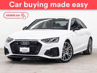 Used 2020 Audi A4 Technik AWD w/ Apple CarPlay & Android Auto, Tri Zone A/C, Around View Monitor for sale in Toronto, ON