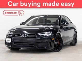 Used 2018 Audi A4 Technik AWD w/ Apple CarPlay, Dual Zone A/C, Rearview Cam for sale in Toronto, ON