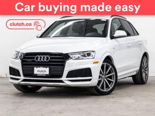 Used 2018 Audi Q3 Progressiv AWD w/ Rearview Cam, Dual Zone A/C, Bluetooth for sale in Toronto, ON
