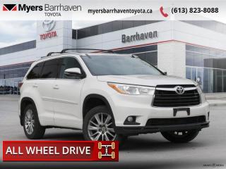 Used 2014 Toyota Highlander XLE  - Sunroof -  Navigation for sale in Ottawa, ON