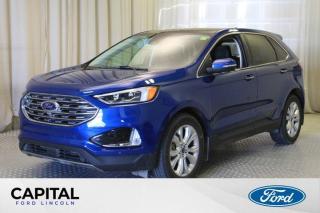 Used 2020 Ford Edge Titanium AWD **Local Trade, Leather, Nav, Sunroof, 2L, Power LIftgate** for sale in Regina, SK