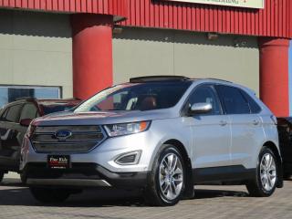 <p>2015 Ford Edge Titanium AWD</p><p>3.5LTR<br>A/C<br>Tilt<br>Cruise<br>Power windows<br>Power locks<br>Power mirrors<br>Power seats<br>Heated & air conditioned front seats<br>Heated rear seats<br>Heated steering wheel<br>Blind spot & lane detection<br>Power rear folding seats<br>Power liftgate<br>5 passengers<br>AM/FM radio<br>SYNC by Microsoft / Bluetooth<br>182,000 HIGHWAY kms!<br>Factory remote starter<br>Front & rear camera<br>Front & rear sensors<br>Alloy wheels<br>Panoramic sunroof</p><p>$20,975 Safetied<br>Financing and Warranty Available at Fine Ride Auto Sales Ltd<br>www.FineRideAutoSales.ca</p><p>Call: 204-415-3300 or 1-855-854-3300<br>Text: 204-226-1790<br>View in person at: Unit 3-3000 Main Street</p><p>DLR# 4614<br>**Plus applicable taxes**</p><p></p><p style=text-align:center;><i><strong><u>***NEW HOURS EFFECTIVE MAY 15, 2024***</u></strong></i></p><p style=text-align:center;>Monday                9am to 6pm<br>Tuesday               9am to 6pm<br>Wednesday               9am to 6pm<br>Thursday                9am to 6pm<br>Friday                9am to 5pm<br>Saturday                   10am to 2pm<br>Sunday                    CLOSED</p><p style=text-align:center;><i><strong>***CLOSED SATURDAY, SUNDAY & MONDAYS FOR LONG WEEKENDS***</strong></i></p>