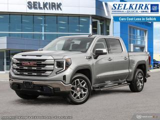 <b>Apple CarPlay,  Android Auto,  Cruise Control,  Rear View Camera,  Touch Screen!</b><br> <br> <br> <br>  No matter where you’re heading or what tasks need tackling, there’s a premium and capable Sierra 1500 that’s perfect for you. <br> <br>This 2024 GMC Sierra 1500 stands out in the midsize pickup truck segment, with bold proportions that create a commanding stance on and off road. Next level comfort and technology is paired with its outstanding performance and capability. Inside, the Sierra 1500 supports you through rough terrain with expertly designed seats and robust suspension. This amazing 2024 Sierra 1500 is ready for whatever.<br> <br> This sterling metallic Crew Cab 4X4 pickup   has an automatic transmission and is powered by a  355HP 5.3L 8 Cylinder Engine.<br> <br> Our Sierra 1500s trim level is SLE. Stepping up to this GMC Sierra 1500 SLE is a great choice as it comes loaded with some excellent features such as a massive 13.4 inch touchscreen display with wireless Apple CarPlay and Android Auto, wireless streaming audio, SiriusXM, 4G LTE hotspot, cruise control and LED headlights. Additionally, this pickup truck also comes with a rear vision camera, forward collision warning and lane keep assist, air conditioning, teen driver technology plus so much more! This vehicle has been upgraded with the following features: Apple Carplay,  Android Auto,  Cruise Control,  Rear View Camera,  Touch Screen,  Streaming Audio,  Teen Driver. <br><br> <br>To apply right now for financing use this link : <a href=https://www.selkirkchevrolet.com/pre-qualify-for-financing/ target=_blank>https://www.selkirkchevrolet.com/pre-qualify-for-financing/</a><br><br> <br/> Weve discounted this vehicle $2914. Total  cash rebate of $6500 is reflected in the price. Credit includes $6,500 Non Stackable Delivery Allowance  Incentives expire 2024-04-30.  See dealer for details. <br> <br>Selkirk Chevrolet Buick GMC Ltd carries an impressive selection of new and pre-owned cars, crossovers and SUVs. No matter what vehicle you might have in mind, weve got the perfect fit for you. If youre looking to lease your next vehicle or finance it, we have competitive specials for you. We also have an extensive collection of quality pre-owned and certified vehicles at affordable prices. Winnipeg GMC, Chevrolet and Buick shoppers can visit us in Selkirk for all their automotive needs today! We are located at 1010 MANITOBA AVE SELKIRK, MB R1A 3T7 or via phone at 204-482-1010.<br> Come by and check out our fleet of 90+ used cars and trucks and 200+ new cars and trucks for sale in Selkirk.  o~o