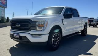<p style=text-align: center;><strong><span style=font-size: 18pt;>2023 FORD F-150 XLT 4WD SUPERCREW 6.5 BOX</span></strong></p><p style=text-align: center;><strong><span style=font-size: 18pt;>3.5L V6 ECOBOOST ENGINE</span></strong></p><p style=text-align: center;><span style=font-size: 14pt;>375 HORSEPOWER | 470 LB-FT OF TORQUE</span></p><p style=text-align: center;><span style=font-size: 14pt;>TOWING CAPACITY: 11,200 LBS | PAYLOAD: 3,235 LBS | REAR AXLE RATIO: 3.31</span></p><p style=text-align: center;><span style=font-size: 14pt;>11L/100KM HIGHWAY | 14.6L/100KM CITY | 13L/100KM COMBINED</span></p><p style=text-align: center;><strong><span style=font-size: 18pt;>10-SPEED ELECTRONIC AUTOMATIC TRANMSISION</span></strong></p><p style=text-align: center;><strong><span style=font-size: 18pt;>18 6-SPOKE GLOSS BLACK WHEEL</span></strong></p><p style=text-align: center;> </p><p style=text-align: center;><strong><span style=font-size: 14pt;>STANDARD EQUIPMENT:</span></strong></p><p style=text-align: center;><strong><span style=font-size: 14pt;>EXTERIOR</span></strong></p><p style=text-align: center;><span style=font-size: 18.6667px;>Auto High Beams, </span><span style=font-size: 18.6667px;>Daytime Running Lights, </span><span style=font-size: 18.6667px;>Defroster, Rear W/privacy, </span><span style=font-size: 18.6667px;>Easy Fuel Capless Filler, </span><span style=font-size: 18.6667px;>Fog Lamps, </span><span style=font-size: 18.6667px;>Fully Boxed Steel Frame, </span><span style=font-size: 18.6667px;>Headlamps - Autolamp </span><span style=font-size: 18.6667px;>(on/off), </span><span style=font-size: 18.6667px;>Mirrors, Dual Power, </span><span style=font-size: 18.6667px;>Pickup Box Tie Down Hooks, </span><span style=font-size: 18.6667px;>Power Tailgate Lock</span><span style=font-size: 18.6667px;>, Removable </span><span style=font-size: 18.6667px;>Tailgate w</span><span style=font-size: 18.6667px;>/ Lock, </span><span style=font-size: 18.6667px;>Tow Hooks, </span><span style=font-size: 18.6667px;>Trailer Sway Control</span></p><p style=text-align: center;><strong><span style=font-size: 18.6667px;>INTERIOR</span></strong></p><p style=text-align: center;><span style=font-size: 18.6667px;> 1 touch Up/down Driver/passenger Window, Power </span><span style=font-size: 18.6667px;>Door Locks, </span><span style=font-size: 18.6667px;>Driver and Passenger Grab Handles, </span><span style=font-size: 18.6667px;>Illuminated Entry, </span><span style=font-size: 18.6667px;>Outside Temp & Compass, </span><span style=font-size: 18.6667px;>Front </span><span style=font-size: 18.6667px;>Power Point, </span><span style=font-size: 18.6667px;>Steering Wheel, Tilt/telescoping, </span><span style=font-size: 18.6667px;>Tachometer, </span><span style=font-size: 18.6667px;>Dual Mirrors </span><span style=font-size: 18.6667px;>Visors</span></p><p style=text-align: center;><strong><span style=font-size: 18.6667px;>FUNCTIONAL</span></strong></p><p style=text-align: center;><span style=font-size: 18.6667px;> 4x4 System, </span><span style=font-size: 18.6667px;>Auto Hold, </span><span style=font-size: 18.6667px;>Blind Spot Indication System w/ Cross Traffic alert, </span><span style=font-size: 18.6667px;>Dynamic Hitch Assist, </span><span style=font-size: 18.6667px;>Fordpass Connect™, </span><span style=font-size: 18.6667px;>Lane-keeping System, </span><span style=font-size: 18.6667px;>Post-collision Braking, </span><span style=font-size: 18.6667px;>Pre-collision Assist w/ Automatic Emergency Braking, </span><span style=font-size: 18.6667px;>Rear View Camera, </span><span style=font-size: 18.6667px;>Remote Keyless Entry, </span><span style=font-size: 18.6667px;>Reverse Brake Assist, </span><span style=font-size: 18.6667px;>Reverse Sensing System, </span><span style=font-size: 18.6667px;>Selectshift™ Automatic Transmission, Heavy Duty </span><span style=font-size: 18.6667px;>Shocks, </span><span style=font-size: 18.6667px;>Sync®4</span></p><p style=text-align: center;><strong><span style=font-size: 18.6667px;>SAFETY/SECURITY</span></strong></p><p style=text-align: center;><span style=font-size: 18.6667px;>Air Bags: Side, </span><span style=font-size: 18.6667px;>Driver & Passenger. </span><span style=font-size: 18.6667px;>Perimeter Alarm, </span><span style=font-size: 18.6667px;>Roll Stability Control, </span><span style=font-size: 18.6667px;>Safety Belts, Adjustable, </span><span style=font-size: 18.6667px;>SOS Post Crash Alert System, </span><span style=font-size: 18.6667px;>High Mount </span><span style=font-size: 18.6667px;>Stop Lamp, </span><span style=font-size: 18.6667px;>Tire Pressure Monitor System</span></p><p style=text-align: center;> </p><p style=text-align: center;> </p><p style=text-align: center;><strong><span style=font-size: 18.6667px;>OPTIONAL EQUIPMENT</span></strong></p><p style=text-align: center;><span style=font-size: 18.6667px;><em><span style=text-decoration: underline;>Equipment Group 302A:</span></em><br /></span><span style=font-size: 18.6667px;>XLT Series, </span><span style=font-size: 18.6667px;>Boxlink Cargo System, </span><span style=font-size: 18.6667px;>Electronic Auto Temp Control, </span><span style=font-size: 18.6667px;>LED Box Lighting, </span><span style=font-size: 18.6667px;>LED Side-Mirror Spot Lights, </span><span style=font-size: 18.6667px;>Power Sliding Rear Window, R</span><span style=font-size: 18.6667px;>emote Start System</span></p><p style=text-align: center;><em><span style=text-decoration: underline;><span style=font-size: 18.6667px;>3.31 Electronic Lock Rear Axle</span></span></em></p><p style=text-align: center;><em><span style=text-decoration: underline;><span style=font-size: 18.6667px;>Ford Co-pilot360 Assist 2.0:<br /></span></span></em><span style=font-size: 18.6667px;>Connected Built-in Navigation (3-year included), </span><span style=font-size: 18.6667px;>400W Outlet</span></p><p style=text-align: center;><em><span style=text-decoration: underline;><span style=font-size: 18.6667px;>Auto Start-stop Removal</span></span></em></p><p style=text-align: center;><span style=font-size: 18.6667px;><em><span style=text-decoration: underline;>Trailer Tow Package:</span></em><br /></span><span style=font-size: 18.6667px;>Integrated Trlr Brake Controller, </span><span style=font-size: 18.6667px;>Mirrors Manual Fold w/ Power Glass</span></p><p style=text-align: center;><em><span style=text-decoration: underline;><span style=font-size: 18.6667px;>Tailgate Step</span></span></em></p><p style=text-align: center;><em><span style=text-decoration: underline;><span style=font-size: 18.6667px;>136 Litre/ 36 Gallon Fuel Tank</span></span></em></p><p style=text-align: center;><em><span style=text-decoration: underline;><span style=font-size: 18.6667px;>360 Degree Camera</span></span></em></p><p style=text-align: center;><em><span style=text-decoration: underline;><span style=font-size: 18.6667px;>XLT Sport Package</span></span></em></p><p style=text-align: center;><em><span style=text-decoration: underline;><span style=font-size: 18.6667px;>275/65r18 BSW All-Terrain Tires & </span><span style=font-size: 18.6667px;>18 6-spoke Gloss Black Wheel</span></span></em></p><p style=text-align: center;> </p><p style=text-align: center;><em><span style=text-decoration: underline;><span style=font-size: 18.6667px;>Sport Cloth 40/console/40</span></span></em></p><p style=text-align: center;> </p><p style=text-align: center;> </p><p style=text-align: center;> </p><p style=box-sizing: border-box; margin-bottom: 1rem; margin-top: 0px; color: #212529; font-family: -apple-system, BlinkMacSystemFont, Segoe UI, Roboto, Helvetica Neue, Arial, Noto Sans, Liberation Sans, sans-serif, Apple Color Emoji, Segoe UI Emoji, Segoe UI Symbol, Noto Color Emoji; font-size: 16px; background-color: #ffffff; text-align: center; line-height: 1;><span style=box-sizing: border-box; font-family: arial, helvetica, sans-serif;><span style=box-sizing: border-box; font-weight: bolder;><span style=box-sizing: border-box; font-size: 14pt;>Here at Lanoue/Amfar Sales, Service & Leasing in Tilbury, we take pride in providing the public with a wide variety of High-Quality Pre-owned Vehicles. We recondition and certify our vehicles to a level of excellence that exceeds the Status Quo. We treat our Customers like family and provide the highest level of service from Start to Finish. If you’d like a smooth & stress-free car shopping experience, give one of our Sales Associates a call at 1-844-682-3325 to help you find your next NEW-TO-YOU vehicle!</span></span></span></p><p style=box-sizing: border-box; margin-bottom: 1rem; margin-top: 0px; color: #212529; font-family: -apple-system, BlinkMacSystemFont, Segoe UI, Roboto, Helvetica Neue, Arial, Noto Sans, Liberation Sans, sans-serif, Apple Color Emoji, Segoe UI Emoji, Segoe UI Symbol, Noto Color Emoji; font-size: 16px; background-color: #ffffff; text-align: center; line-height: 1;><span style=box-sizing: border-box; font-family: arial, helvetica, sans-serif;><span style=box-sizing: border-box; font-weight: bolder;><span style=box-sizing: border-box; font-size: 14pt;>Although we try to take great care in being accurate with the information in this listing, from time to time, errors occur. The vehicle is priced as it is physically equipped. Minor variances will not effect pricing. Please verify the vehicle is As Expected when you visit. Thank You!</span></span></span></p>