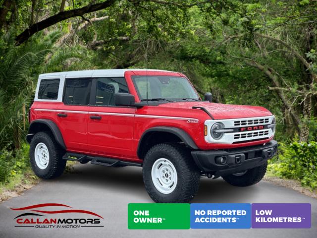 2023 Ford Bronco Heritage Edition 4 Door 4x4 with 7,716 Kms