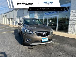 <p>Recently added to our pre-owned lot is this 2019 Buick Envision Premium in Bronze Alloy Metallic! Low KMs, No Accidents and Only One Owner!</p>

<p>Experience luxury and versatility combined in our 2019 Buick Envision Premium. With its sleek design, spacious interior, and advanced features, this SUV offers a refined driving experience. Equipped with premium amenities and cutting-edge technology, its the perfect blend of style and functionality. Discover the joy of driving in comfort and style with the Buick Envision Premium.</p>

<p>Some of the features include, leather upholstery, heated front and back seats, heated steering wheel, rear view camera with rear park assist, Bose speakers, panoramic sunroof, a touchscreen display, navigation system, remote vehicle start, lane keep assist, rain sensing wipers, memory seats, keyless entry, steering wheel audio controls, cruise control, auotmatic start/stop, bluetooth with apple/android car play, and so much more!</p>

<p>Call and book your appointment today!</p>
<p><span style=font-size:12px><span style=font-family:Arial,Helvetica,sans-serif><strong>Certified Pre-Owned</strong> vehicles go through a 150+ point inspection and are reconditioned to the highest standards. They include a 3 month/5,000km dealer certified warranty with 24 hour roadside assistance, exchange privileged within first 30 days/2,500km and a 3 month free trial of SiriusXM radio (when vehicle is equipped). Verify with dealer for all vehicle features.</span></span></p>

<p><span style=font-size:12px><span style=font-family:Arial,Helvetica,sans-serif>All our vehicles are <strong>Market Value Priced</strong> which provides you with the most competitive prices on all our pre-owned vehicles, all the time. </span></span></p>

<p><span style=font-size:12px><span style=font-family:Arial,Helvetica,sans-serif><strong><span style=background-color:white><span style=color:black>**All advertised pricing is for financing purchases, all-cash purchases will have a surcharge.</span></span></strong><span style=background-color:white><span style=color:black> Surcharge rates based on the selling price $0-$29,999 = $1,000 and $30,000+ = $2,000. </span></span></span></span></p>

<p><span style=font-size:12px><span style=font-family:Arial,Helvetica,sans-serif><strong>*4.99% Financing</strong> available OAC on select pre-owned vehicles up to 24 months, 6.49% for 36-48 months, 6.99% for 60-84 months.(2019-2025MY Encore, Envision, Enclave, Verano, Regal, LaCrosse, Cruze, Equinox, Spark, Sonic, Malibu, Impala, Trax, Blazer, Traverse, Volt, Bolt, Camaro, Corvette, Silverado, Colorado, Tahoe, Suburban, Terrain, Acadia, Sierra, Canyon, Yukon/XL).</span></span></p>

<p><span style=font-size:12px><span style=font-family:Arial,Helvetica,sans-serif>Visit us today at 854 Murray Street, Wallaceburg ON or contact us at 519-627-6014 or 1-800-828-0985.</span></span></p>

<p> </p>