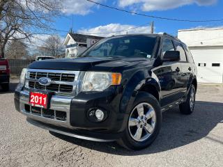 Used 2011 Ford Escape LIMITED TRIM/PWR & LEATHER SEATS/SUNROOF/CERTIFIED for sale in Scarborough, ON